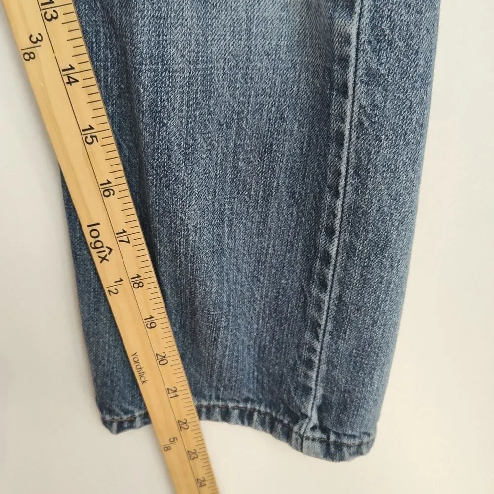 Levi's 550 Relaxed Leg Jeans Boy's Size 8 Slim 22x22 Med. Wash Blue Straight Leg